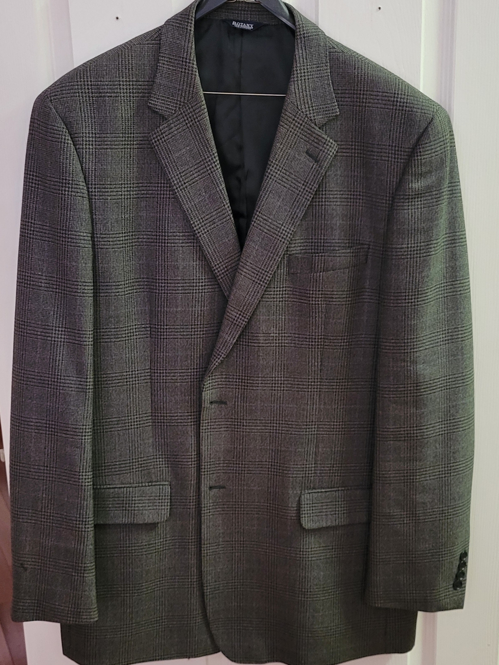 Classic Gray Glen Plaid Sport Coat Blazer - Agsman